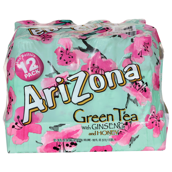 AriZona Green Tea with Ginseng and Honey, Bottles