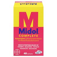 Midol Complete Menstrual Period Symptoms Relief Ca...
️ DestGlow