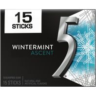 5 GUM Wintermint Ascent Sugar Free Chewing Gum️