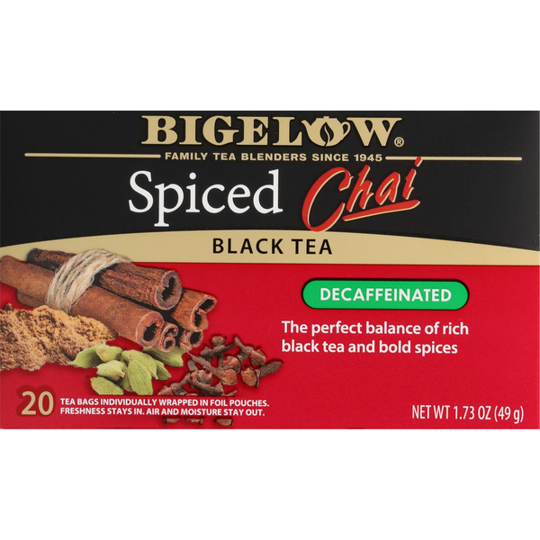 Bigelow Spiced Chai Decaffeinated Black Tea