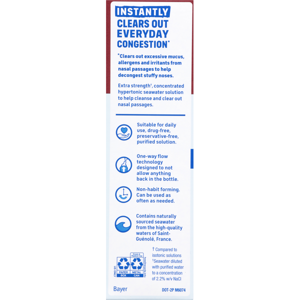 Afrin Drug Free Saline Burst Extra Strength Daily Nasal Mist