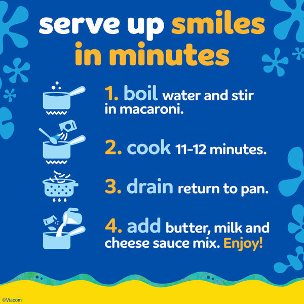 Kraft Mac & Cheese Macaroni and Cheese Dinner SpongeBob SquarePants