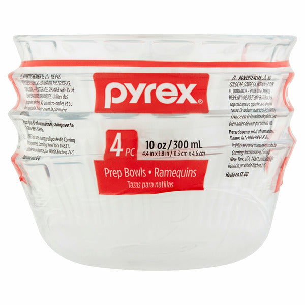 Pyrex 10 Oz Prep Bowls