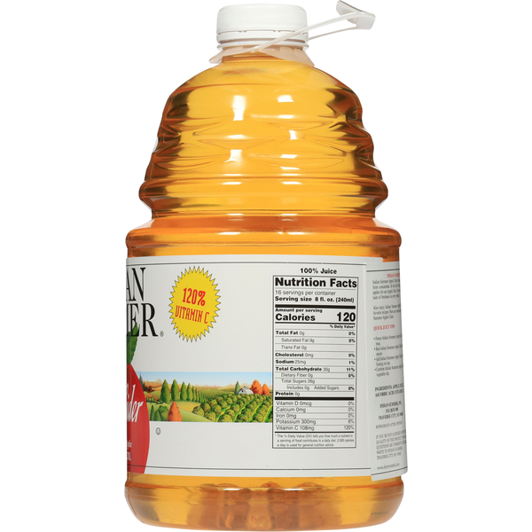 Indian Summer Apple Cider, 100%