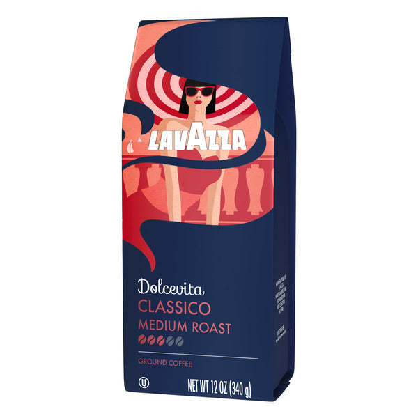 Lavazza Dolcevita Classico Medium Roast Ground Coffee