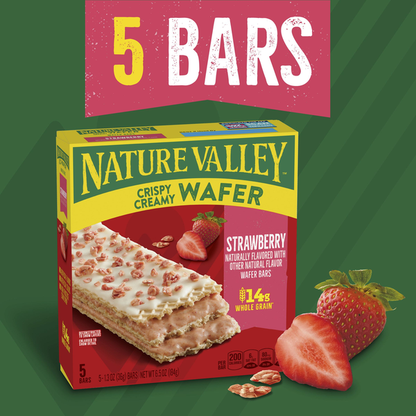 Nature Valley Strawberry Crispy Creamy Wafer Bars