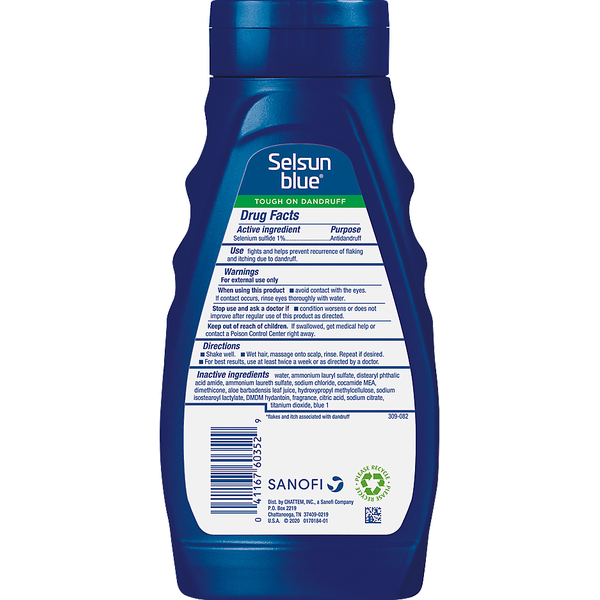 Selsun Blue Moisturizing Maximum Strength Antidandruff Shampoo