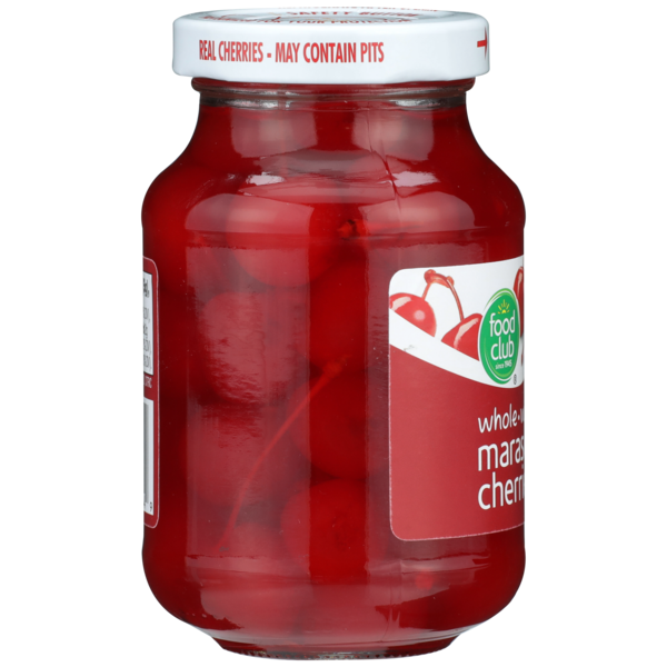 Food Club Whole With Stems Maraschino Cherries