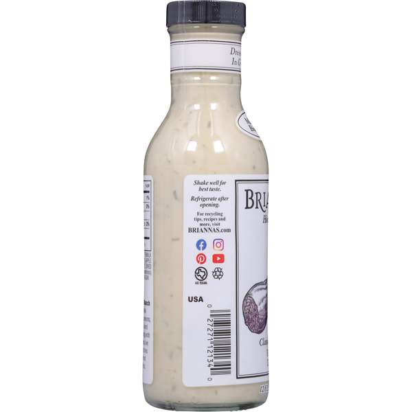 BRIANNAS Home Style Classic Buttermilk Ranch Dressing