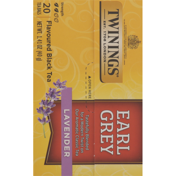 Twinings Of London Earl Grey Lavender Black 20 ct. Tea Bags