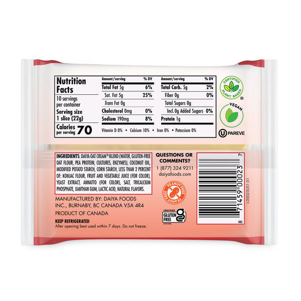 Daiya Dairy Free American Cheese Slices
