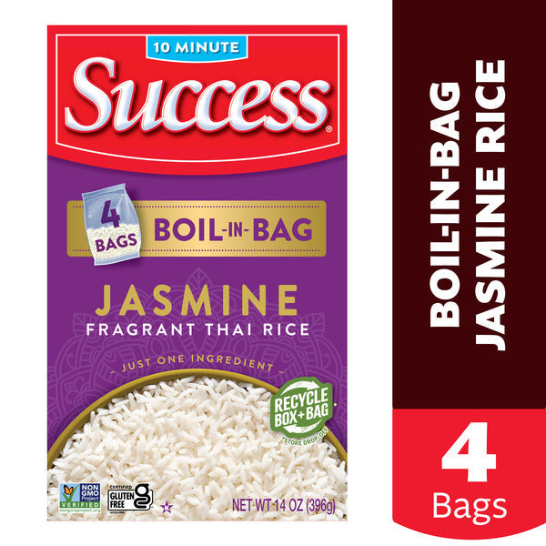 Success Ten Minute Boil-in-Bag Jasmine Fragrant Thai Rice