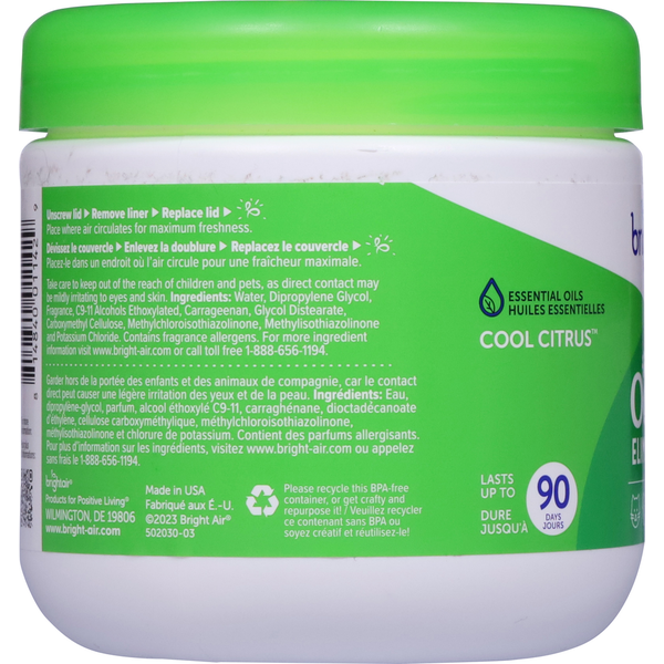 Bright Air Odor Eliminator, Super, Cool Citrus