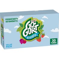 Simply Go-Gurt Strawberry and Mixed Berry Kids Low...
️