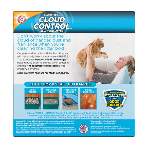 Arm & Hammer Cloud Control Breathe Easy Clumping Multi-Cat Litter