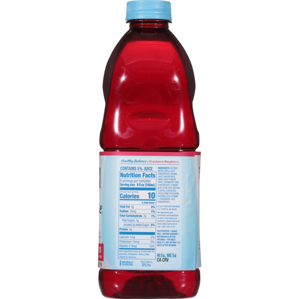 Old Orchard Diet Cranberry Raspberry Juice Cocktail
