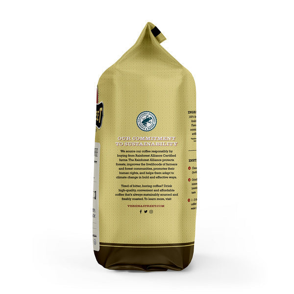 Verena Street Coffee Shot Tower Espresso Whole Bean Coffee