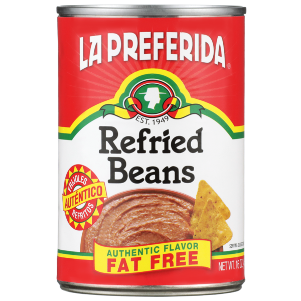 La Preferida Fat Free Refried Beans, Vegan