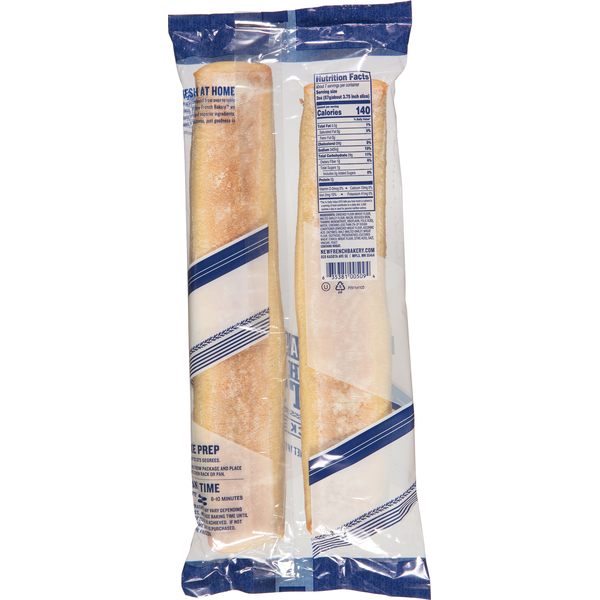 New French Bakery Take & Bake French Baguette Twin Pack