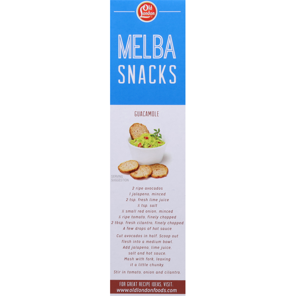 Old London Melba Snacks, Whole Grain