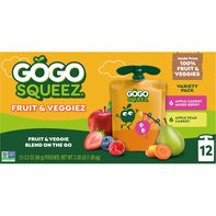 GoGo Squeez Fruit & VeggieZ, Variety Pear Berry️