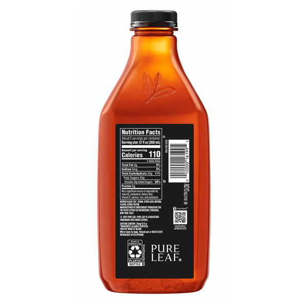 Pure Leaf Real Brewed Tea Raspberry 64 Fl Oz