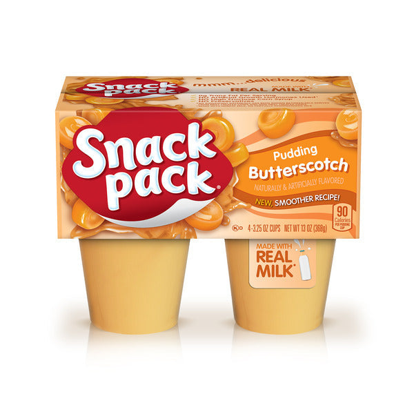 Snack Pack Butterscotch Flavored Pudding
