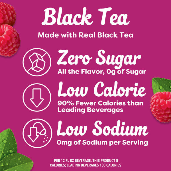 Crystal Light Raspberry Iced Tea Naturally Flavored Powdered Drink Mix