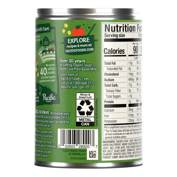 Pacific Foods Organic Chicken Tortilla Soup