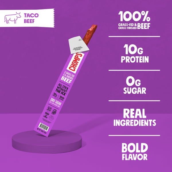 Chomps Grass-Fed Taco Beef Stick