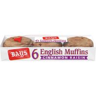 Bays 6 count, Cinnamon Raisin Pre-sliced English M...
️ DestGlow