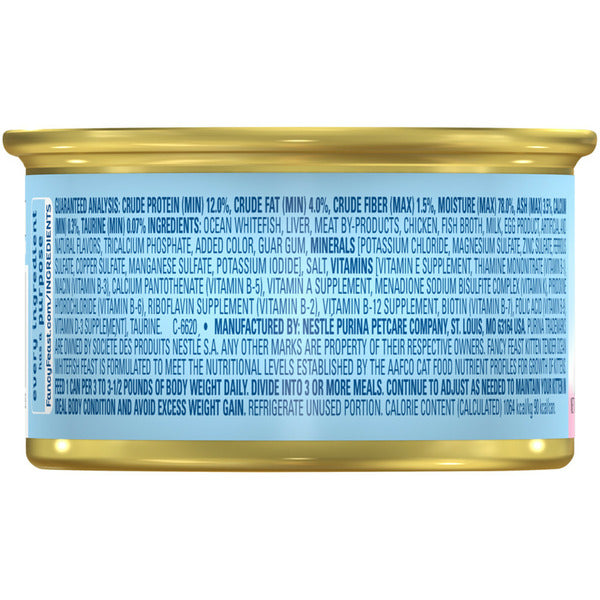 Purina Fancy Feast Tender Ocean Whitefish Feast Wet Kitten Food