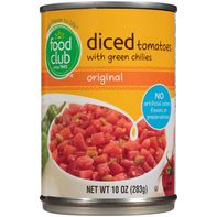 Food Club Original Diced Tomatoes With Green Chili...
️ DestGlow