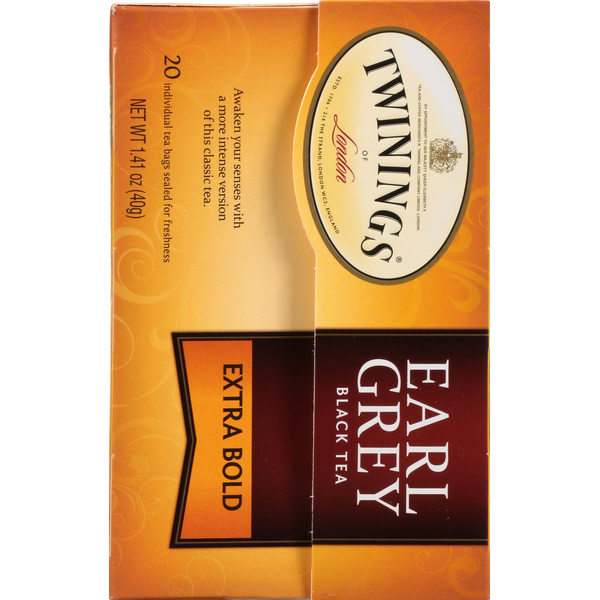 Twinings Earl Grey Extra Bold Black Tea Bags