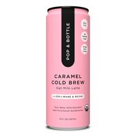 Pop & Bottle Caramel Oat Milk Latte w/Lion&