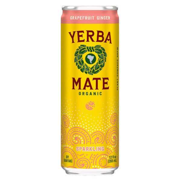 Yerba Madre Organic Yerba Mate Sparkling Grapefruit Ginger