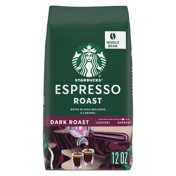 Starbucks Espresso Dark Roast Whole Bean Coffee