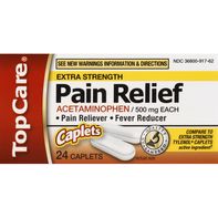 TopCare Pain Relief, Extra Strength, 500 mg, Caple...
️