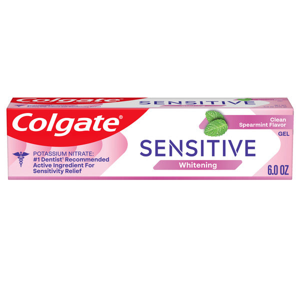 Colgate Sensitive Toothpaste for Teeth Whitening, Fresh Mint Gel
