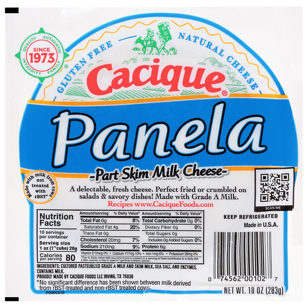 Cacique Part Skim Milk Panela Cheese