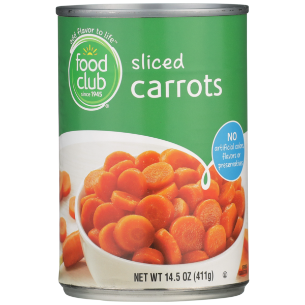 Food Club Sliced Carrots
