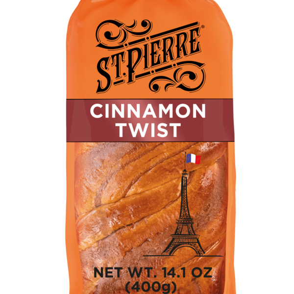 St Pierre Brioche Cinnamon, Twist, Swirl Bread, 14.1 oz