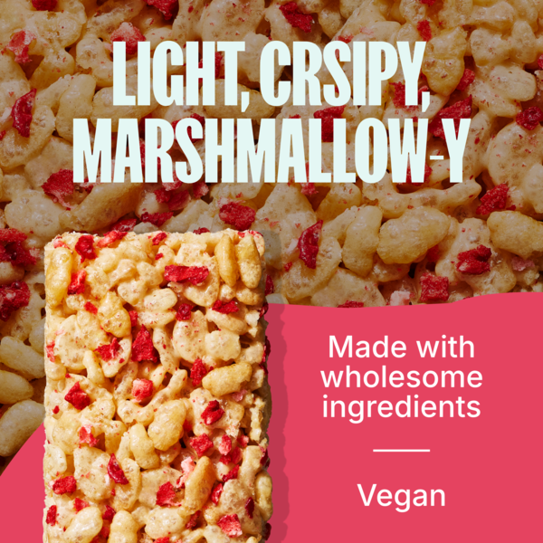 MadeGood Strawberry Crispy Squares