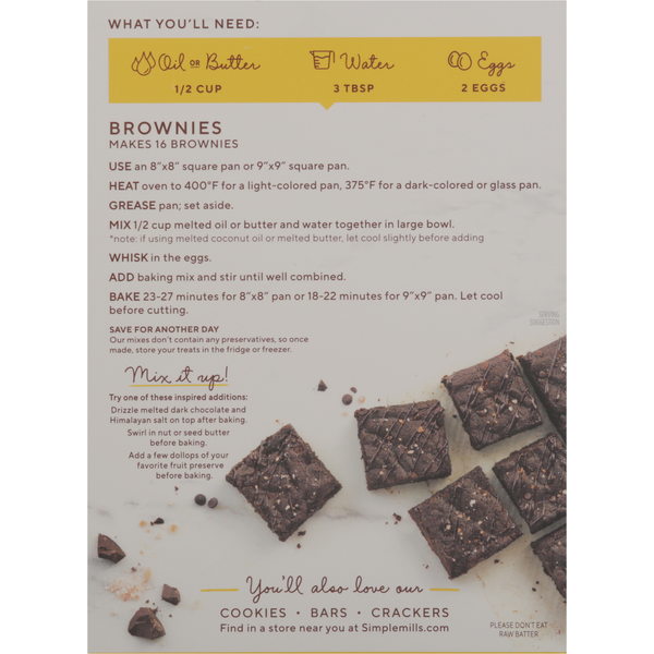 Simple Mills Almond Flour Brownie Baking Mix