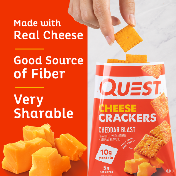 Quest Cheese Crackers, Cheddar Blast