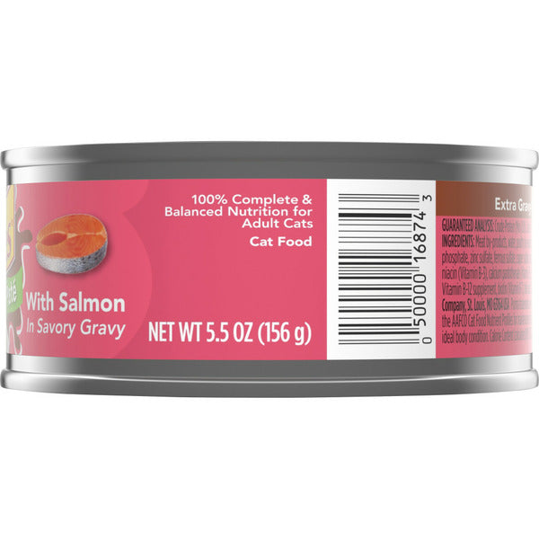 Purina Friskies Gravy Pate Wet Cat Food, Extra Gravy Pate With Salmon in Savory Gravy DestGlow