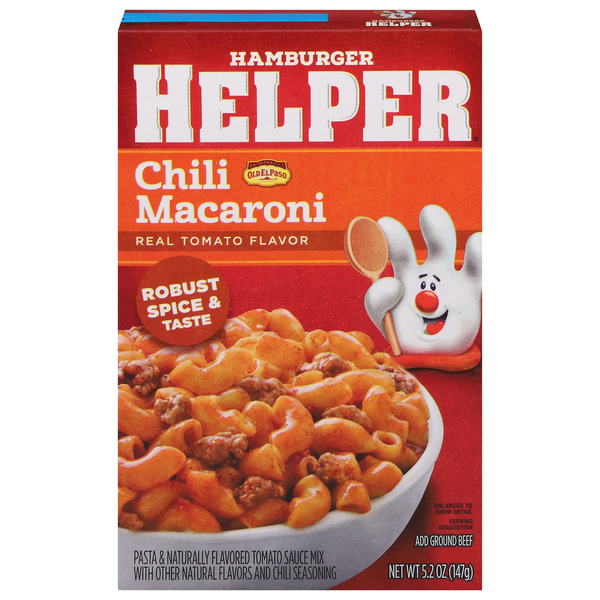 Hamburger Helper Pasta & Sauce Mix, Chili Macaroni