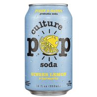 Culture Pop Soda Ginger Lemon & Turmeric️