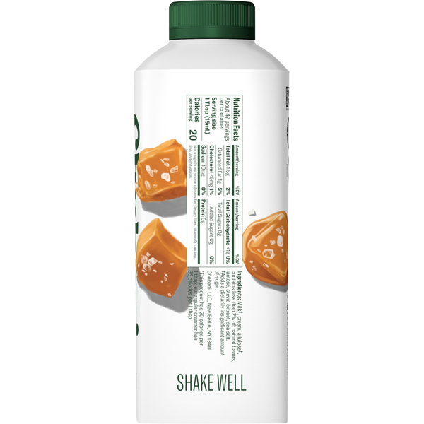 Chobani Coffee Creamer, Zero Sugar, Salted Caramel