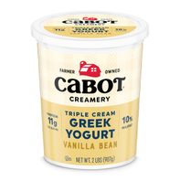 Cabot Triple Cream Vanilla Bean Greek Yogurt, 2 lb️